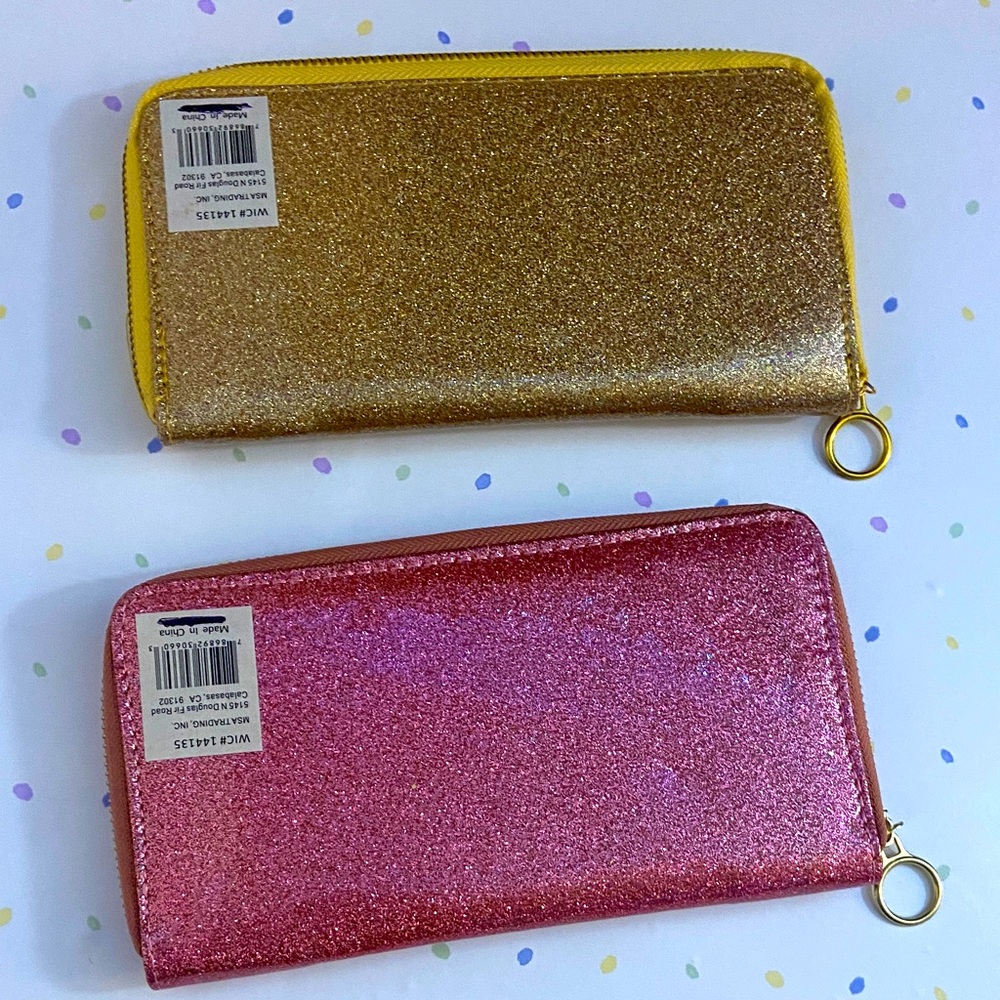 Pink & Gold Sparkly MSA TRADING CO Clutches